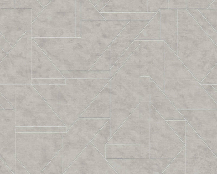 Metro Deco Lines (Metropolitan Stories 3 Collection) - Grey/Silver