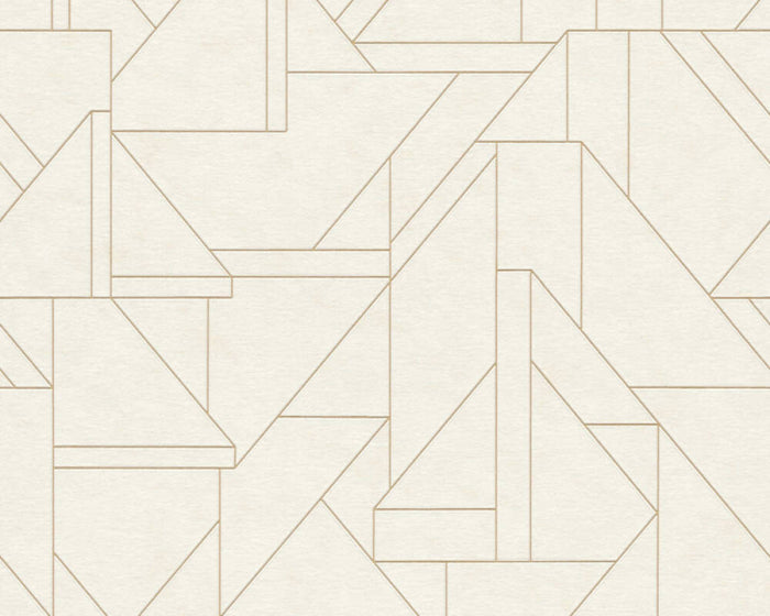 Metro Deco Lines (Metropolitan Stories 3 Collection) - Grey/Silver
