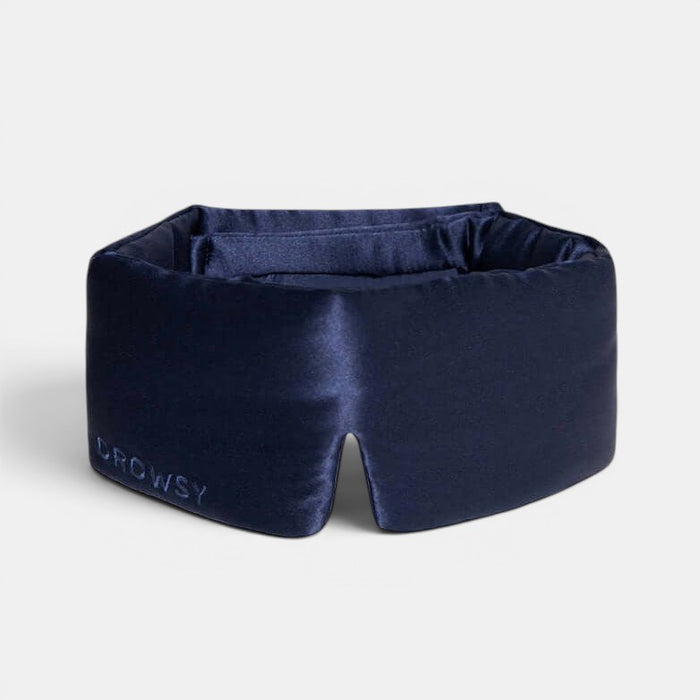 Midnight Blue Silk Sleep Eye Mask