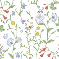 Midsommar Wallpaper - White - Discontinuing -5 Rolls Left