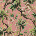 Monkey Business Wallpaper - Coral