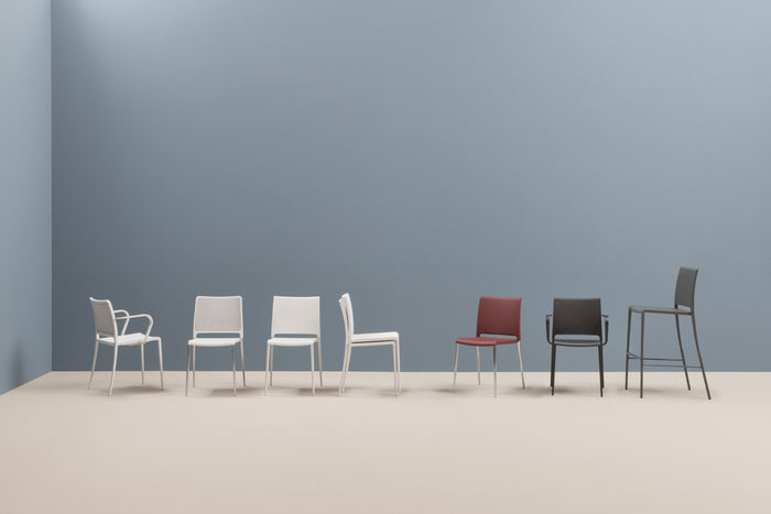Mya Stacking Chair - grey