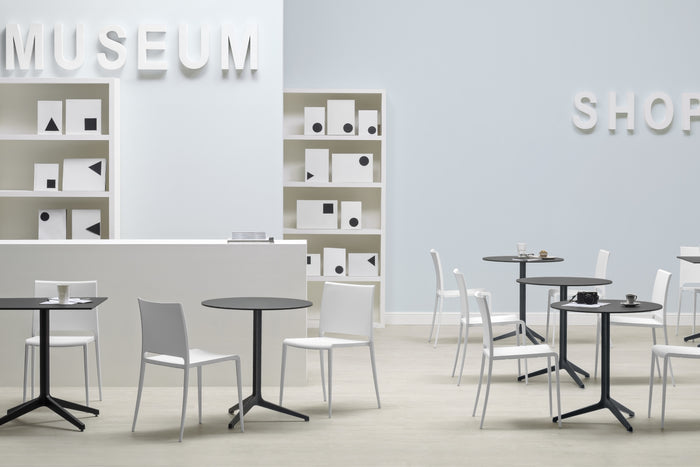 Mya Stacking Chair - grey