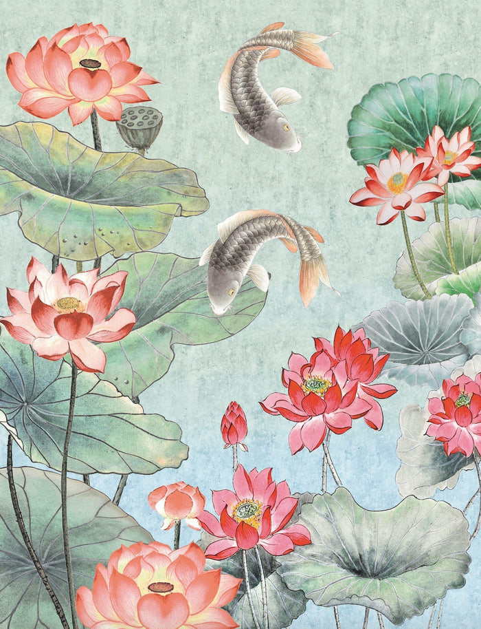 Nara Koi Mural Wallpaper