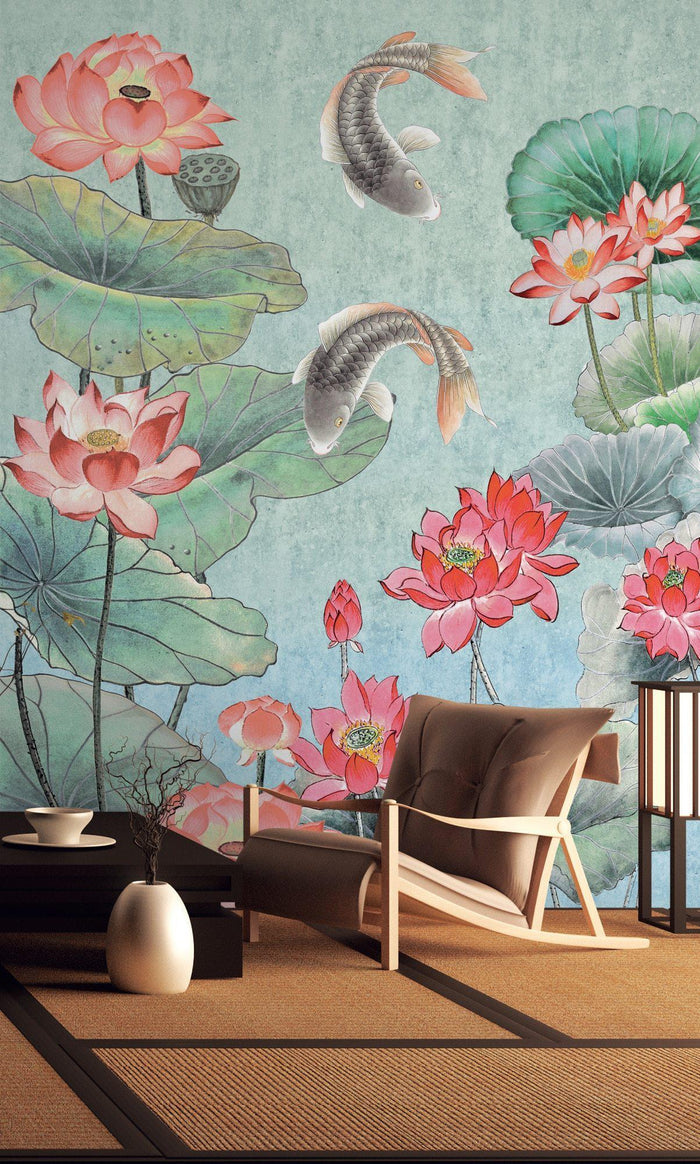 Nara Koi Mural Wallpaper