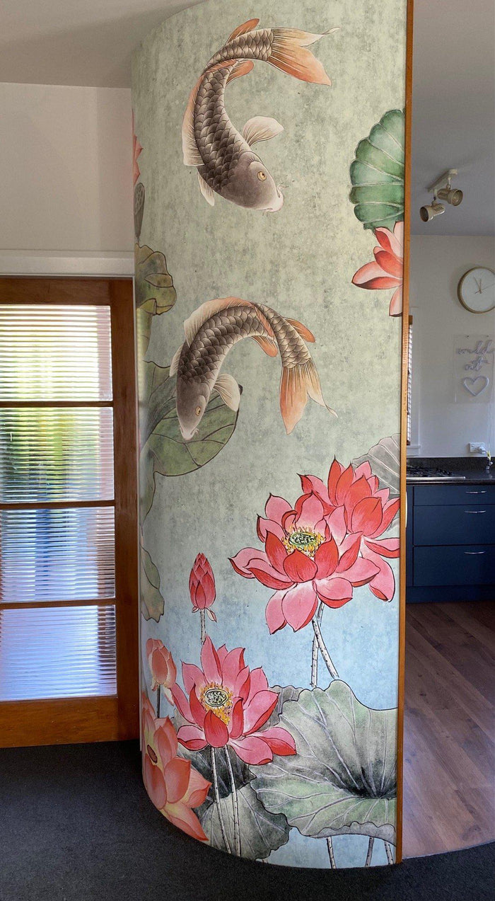 Koi Mural - Customers Photo