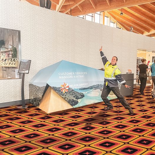 Nelson Airport Carpet - Custom Sized Wallpaper Mural (per m2)