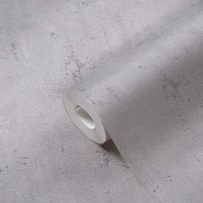 New York Plaster Textured Vinyl Wallpaper - Grey - Last 2 Rolls