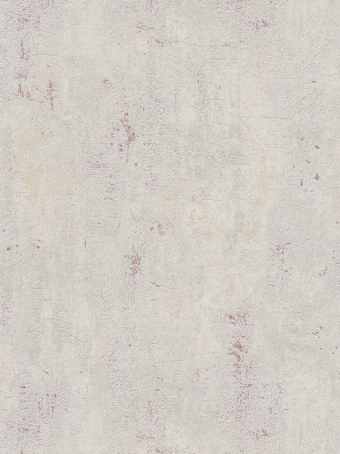 New York Plaster Wallpaper - Beige/Grey/Red