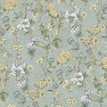 Nightingale - Floral Wallpaper - Blue