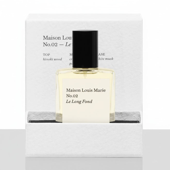 Shop Rescue Spa No.02 Le Long Fond perfume oil with hinoki wood, cedarwood, patchouli, and white musk notes. For him or her.