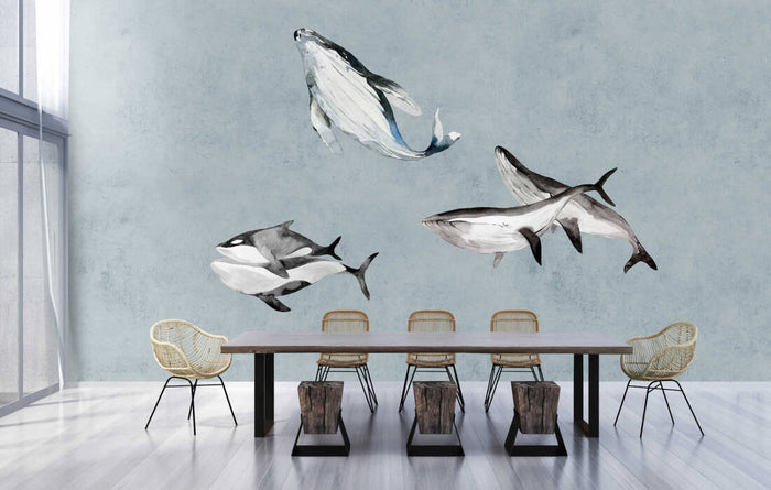 Oceans Five Mural - Custom Sized Wallpaper Mural (per m2)