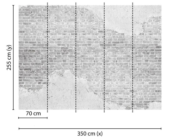 Old Brick Mural Wallpaper