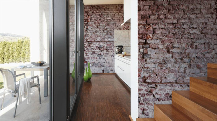 Old Red Brick Wall Mural