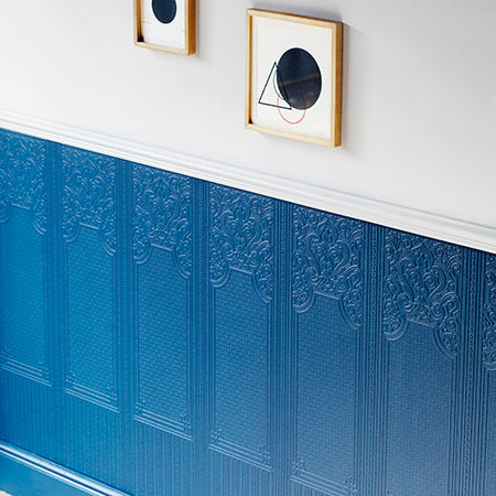 Oriental Dado Panel Wallpaper - Anaglypta - Paintable