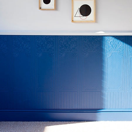 Oriental Dado Panel Wallpaper - Anaglypta - Paintable