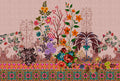 Oriental Garden Flowers - Custom Sized Wallpaper Mural (per m2)