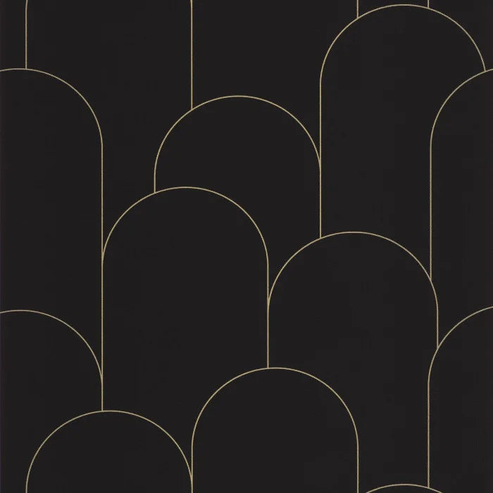 Ornament Wallpaper - Noir Dore