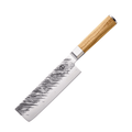 Osaka Olive Wood Nakiri Knife 18cm