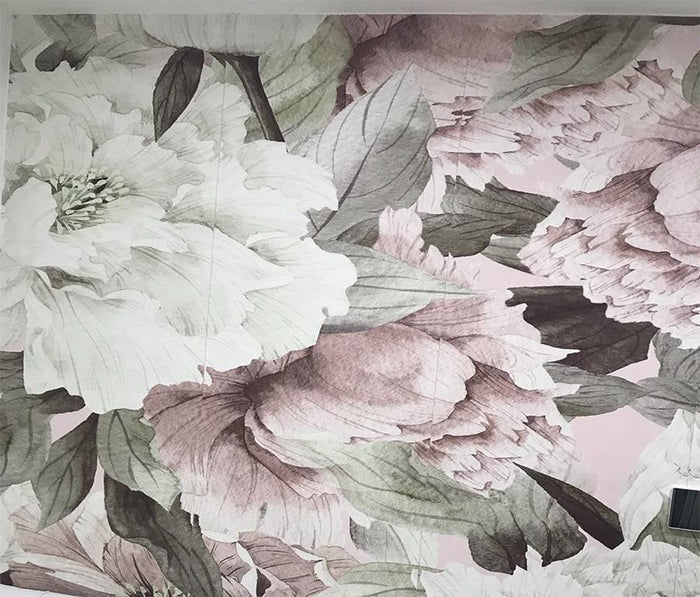 Oversized Floral Bloom - Mural Wallpaper NZ-Mural