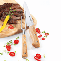 Pakka Wood Carving Knife and Fork Set