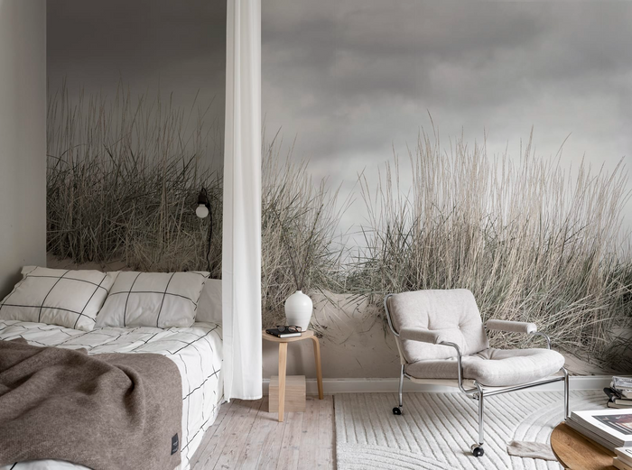 Pale Shore - Custom Sized Wallpaper Mural (per m2)