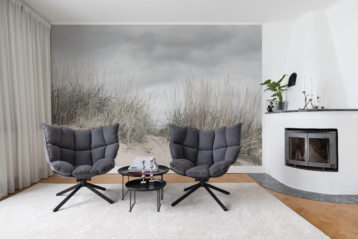 Pale Shore - Custom Sized Wallpaper Mural (per m2)