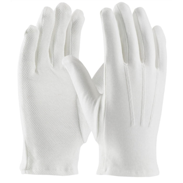 Pallbearer gloves-white non-slip grip used in funeral service operations, from lynch supply