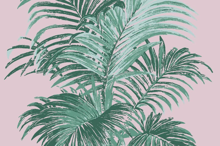 Palm - Florence Broadhurst Fabric - Pink