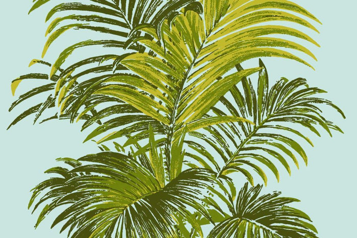 Palm - Florence Broadhurst Fabric - Olive Springs