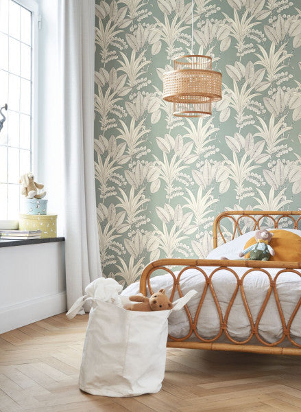 Palma Wallpaper - Powder Blue