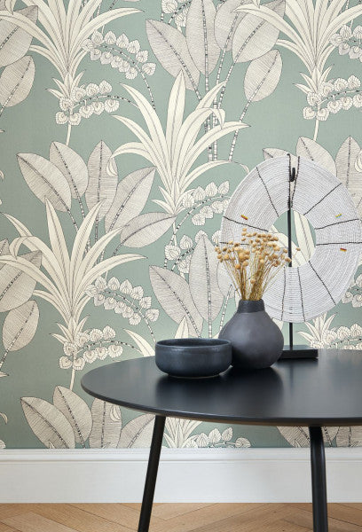 Palma Wallpaper - Powder Blue