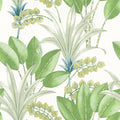 Palma Wallpaper - White/Green