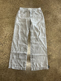 Pants Linen Leg By Lucky Brand In Grey, Size:24