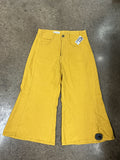 Pants Wide Leg By Pilcro In Yellow, Size:2
