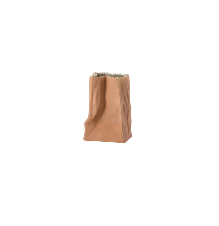 Paper Bag Vase - natural 14cm