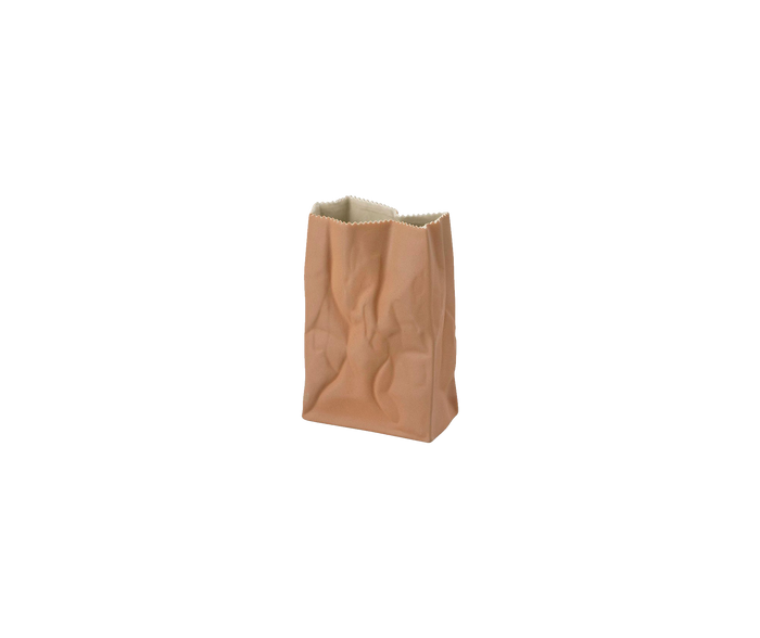 Paper Bag Vase - natural 18cm