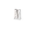 Paper Bag Vase - white 18cm