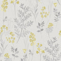 Pashley Fern Leaf Wallpaper – Yellow Grey – Discontinuing