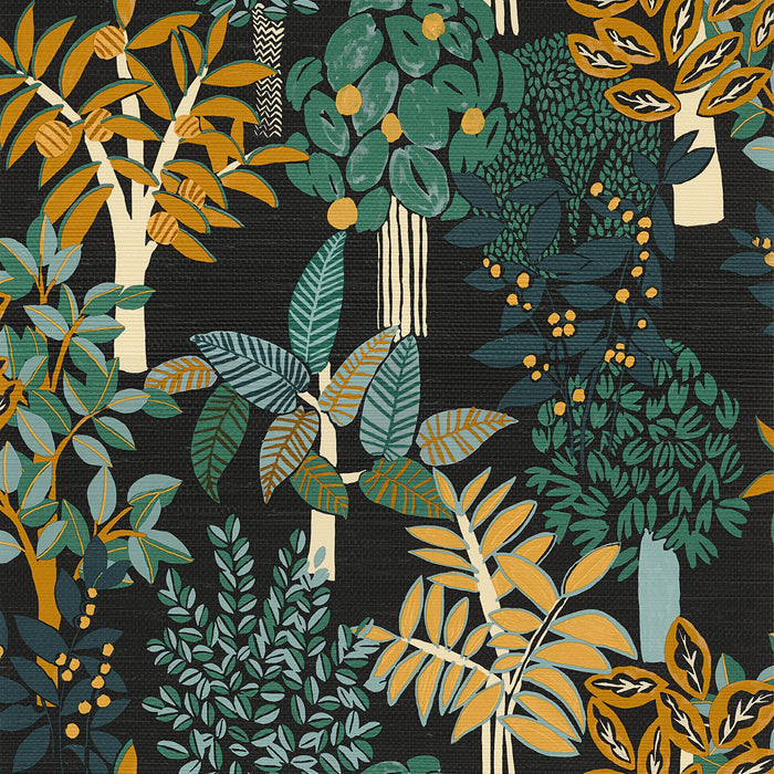 Peradeniya Garden Wallpaper - Black