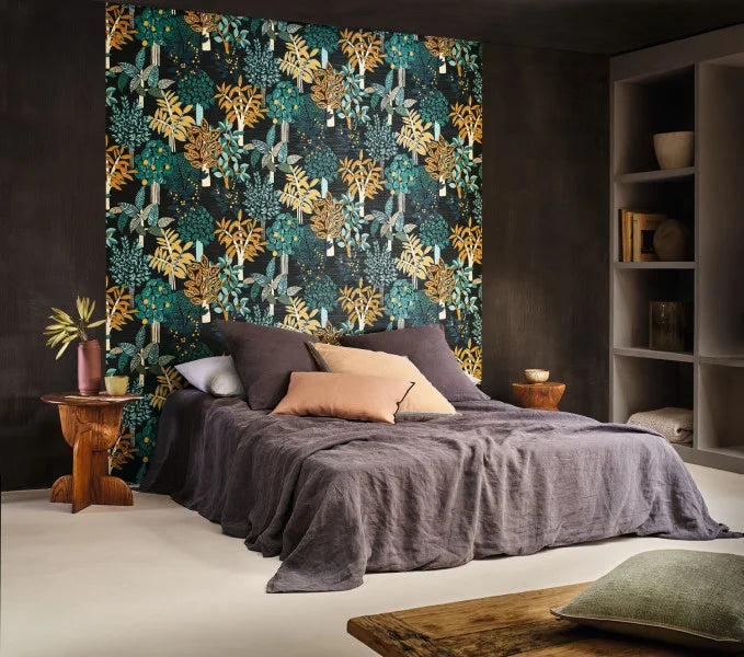 Peradeniya Garden Wallpaper - Black