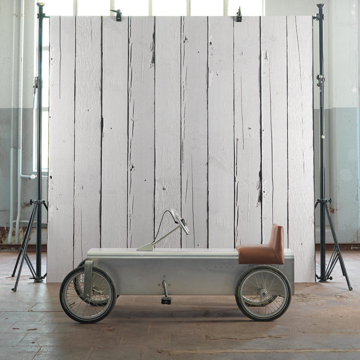 Piet Hein Eek 'Scrapwood Series' Wallpaper - White Beams Scrapwood - PHE11