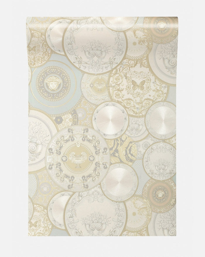 Plates Of Versace Wallpaper (Versace 3 Collection) - Cream