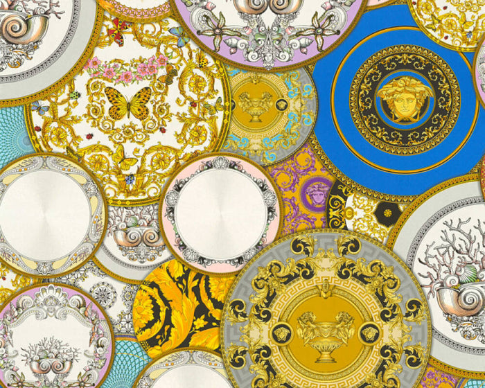 Plates Of Versace Wallpaper (Versace 3 Collection) - Gold