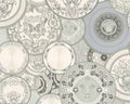Plates Of Versace Wallpaper (Versace 3 Collection) - Grey