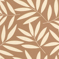 Portee Leaf Wallpaper - Camel Or