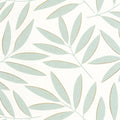 Portee Leaf Wallpaper - Vert D'eau Or