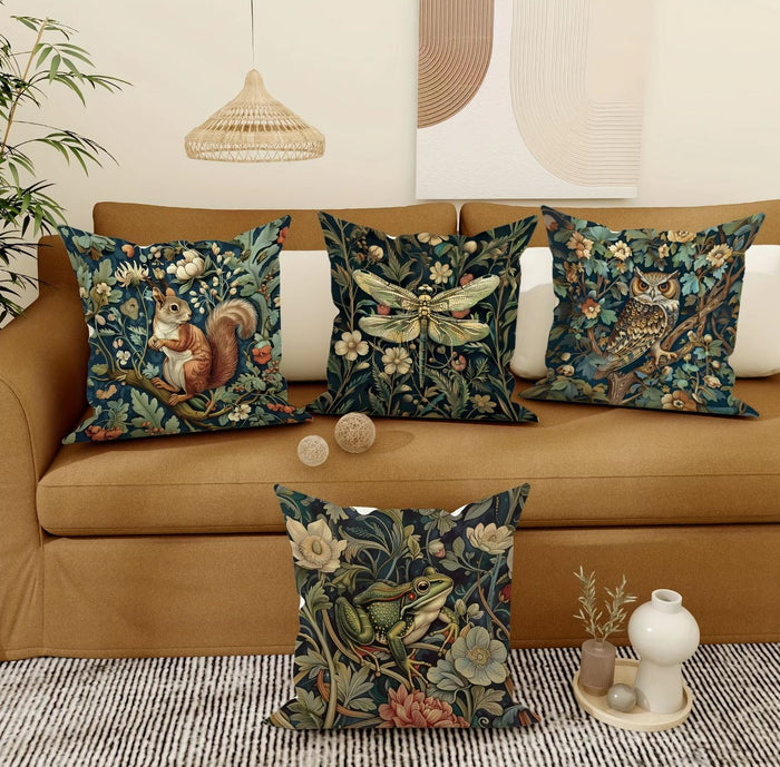 Rabbit Woodland Cushion Covers