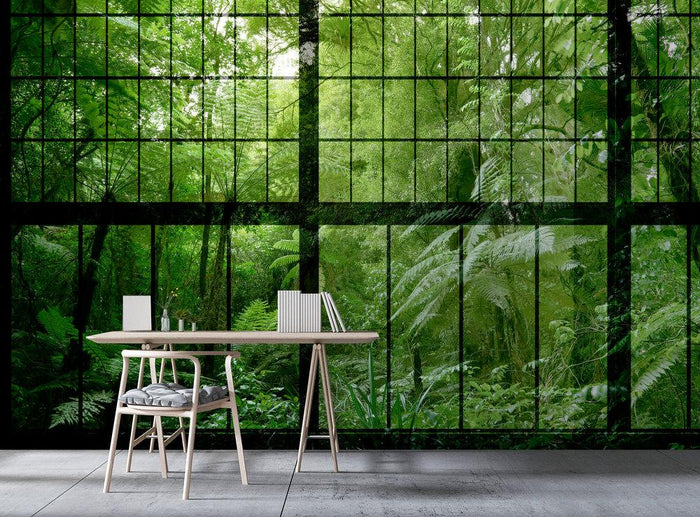Rainforest - Custom Sized Wallpaper Mural (per m2) - Style 2