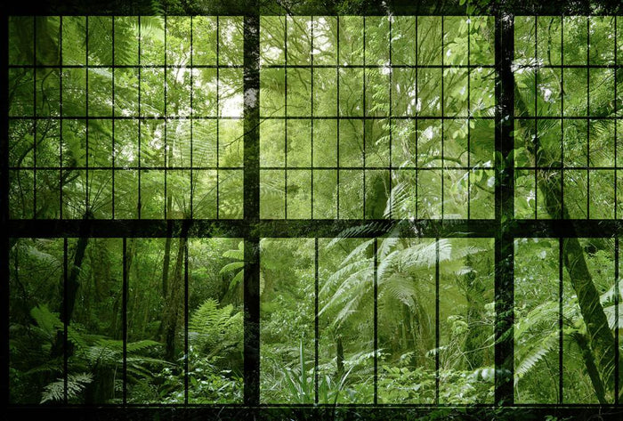 Rainforest - Custom Sized Wallpaper Mural (per m2) - Style 2